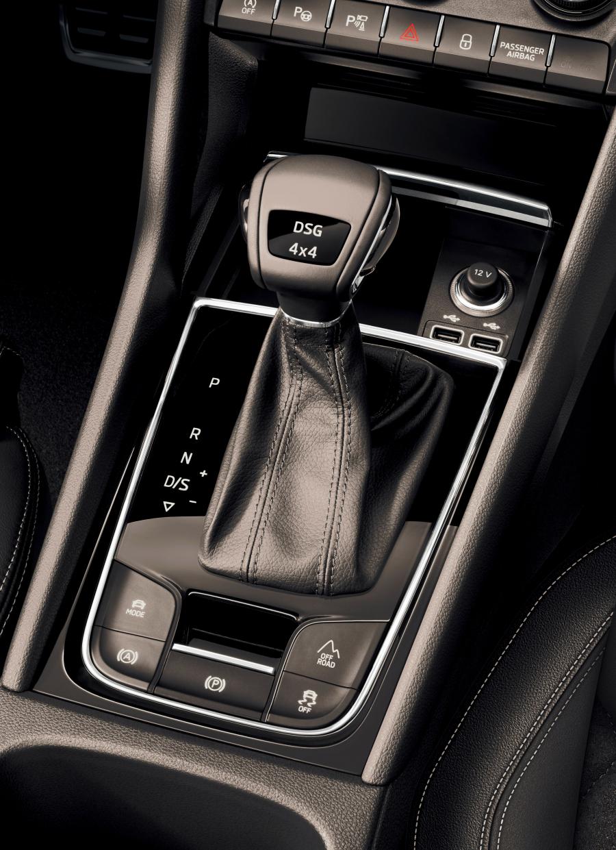 Детали интерьера Skoda Kodiaq Scout 2017 года  (WW) (фото 45 из 61)